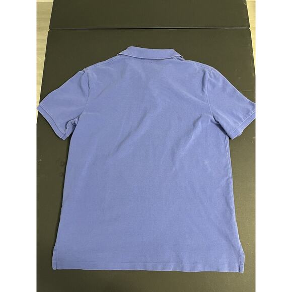 Polo Ralph Lauren Medium Adult Polo Shirt Blue Short Sleeve Casual Preppy Mens - Picture 9 of 9